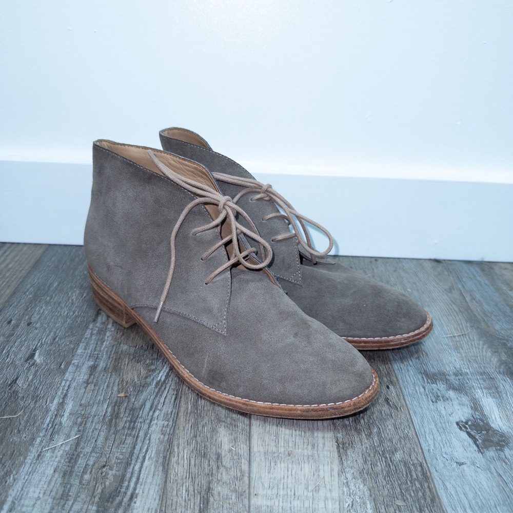 Huma Blanco Manuela Taupe 
Chukka Booties Size 37 / 7